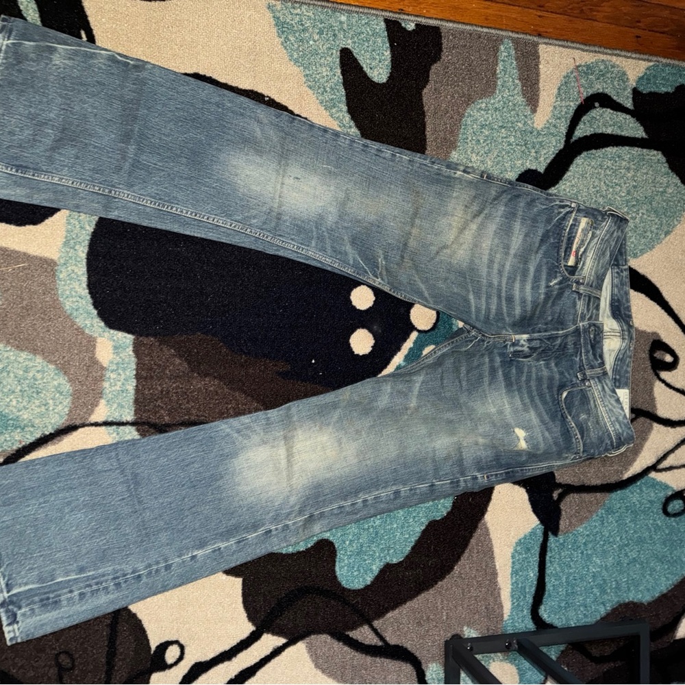 VTG Diesel Zathan Jeans Men’s 32x32 Blue Bootcut Y2K 90s Button Fly